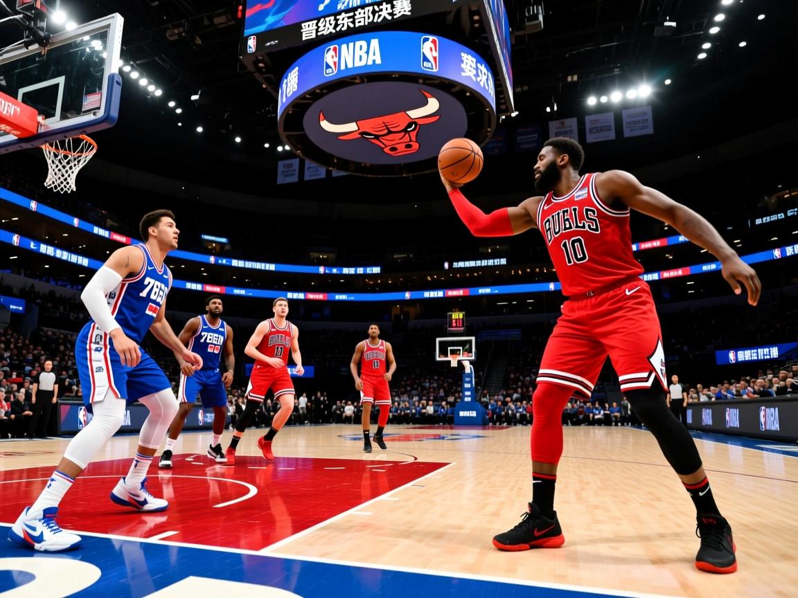 76人队以110-103战胜公牛队，晋级东部决赛  第2张