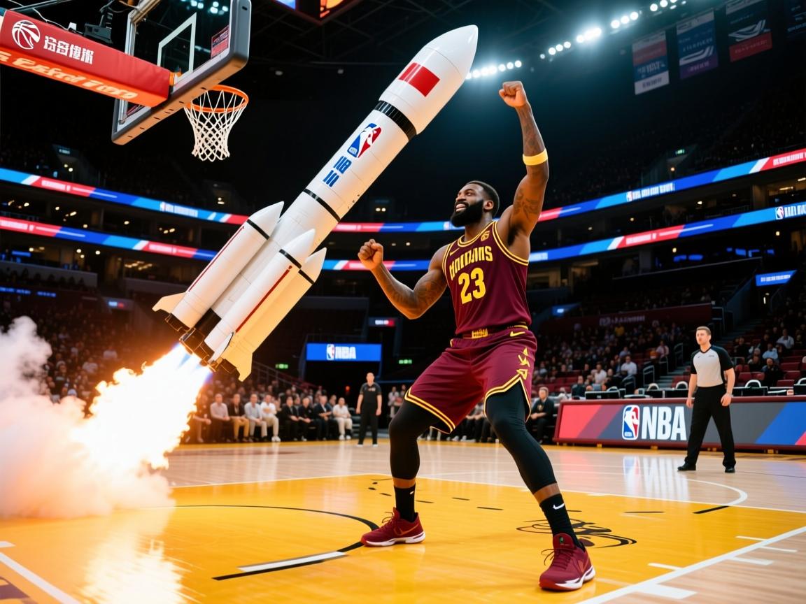 火箭大胜骑士，哈登状态火热